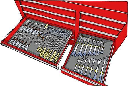 different types and sizes of tool box organizers